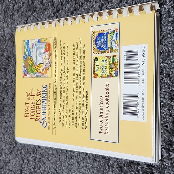 FIX-IT & FORGET-IT RECIPES FOR ENTERTAINING- HOLIDAYS- YEAR ROUND  COOKING BOOK - Picture 2 of 12